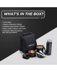 Olive Lunch boxes-Green-Large (Grade 6 to 12)