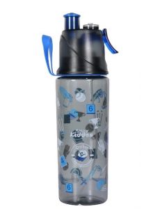 Smily Kiddos - Sports Water Bottle Cricket Black 500ml