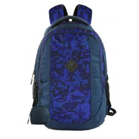 Mike - Aurora School Backpack With Pouch - Blue