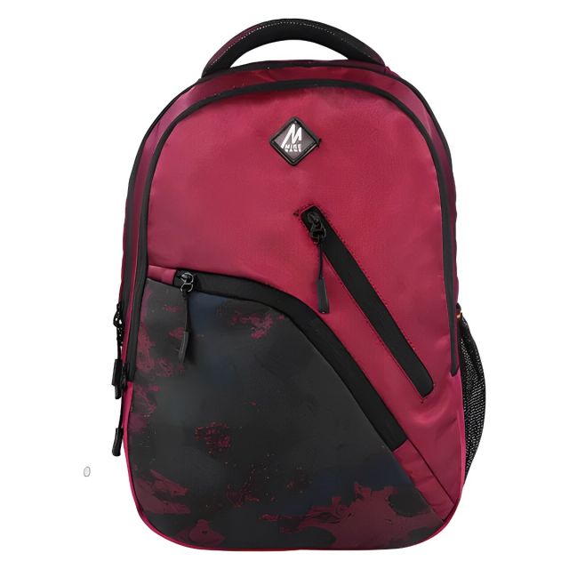 Mike - Beetel - Backpack - Maroon and Black - 30 Ltrs