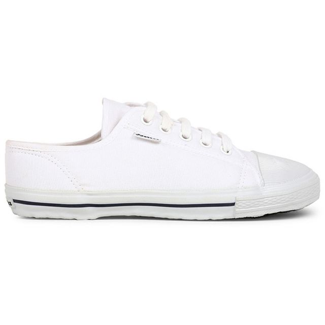 Bata - Canvas School Shoes - White - 5