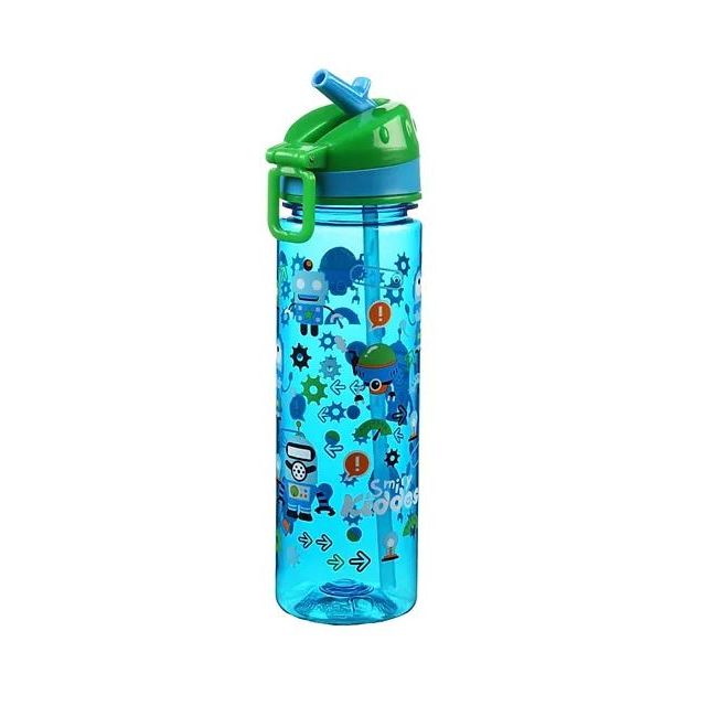 Smily Kiddos - Fancy Sipper Water Bottle Blue 750ml